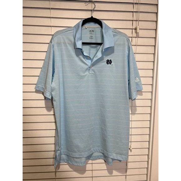 Adidas Notre Dame Fighting Irish Polo Shirt ‎ - Size L - Picture 1 of 5